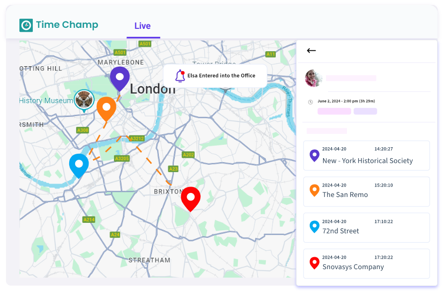 Geofencing for Automated Clock-Ins