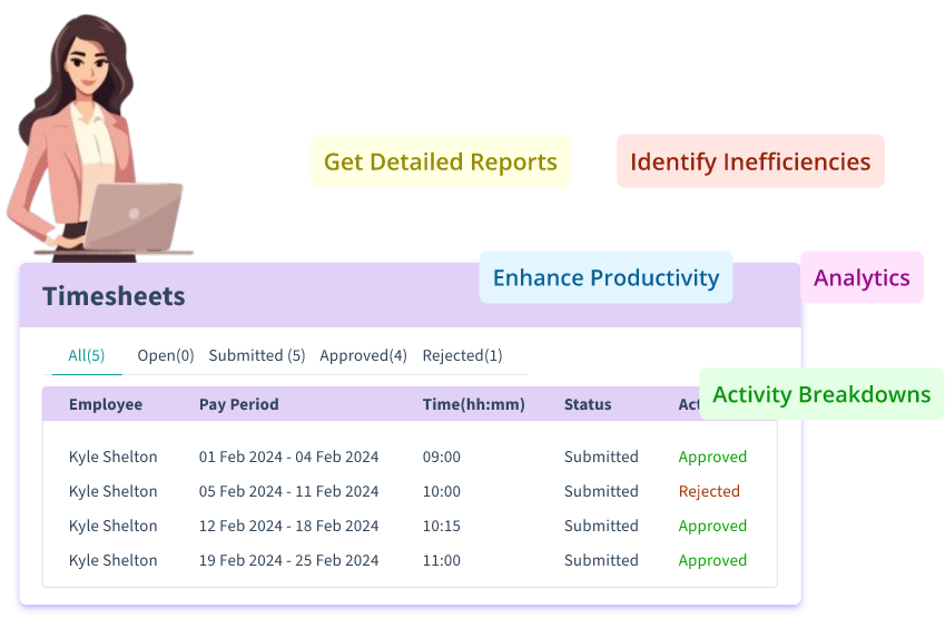 Seamless Timesheet Management