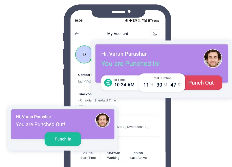 Automatic attendance tracking with clear daily records, no manual input needed