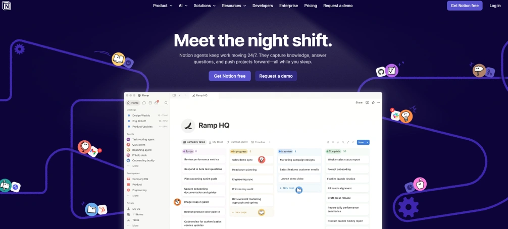 notion dashboard