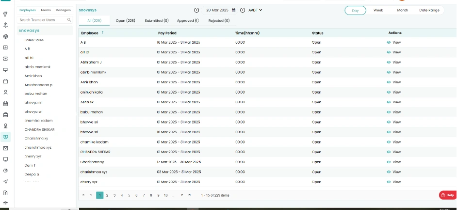 Approve Timesheets