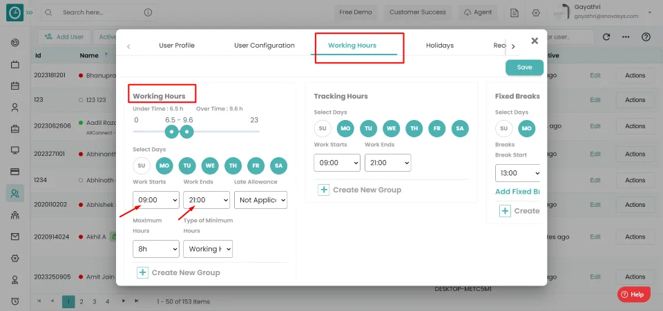 working hours right side image