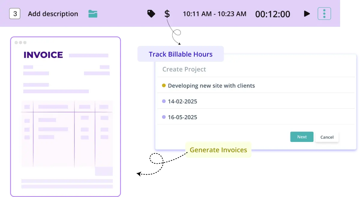 Timesheets & Invoice Management