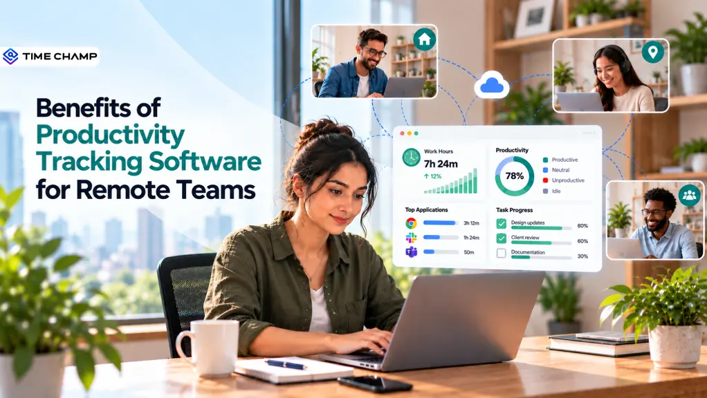 benefits of productivity tracking software for remote teams