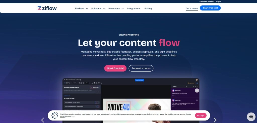 ziflow dashboard