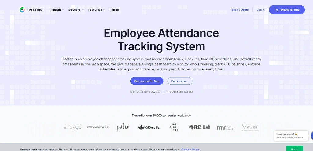 tmetric dashboard