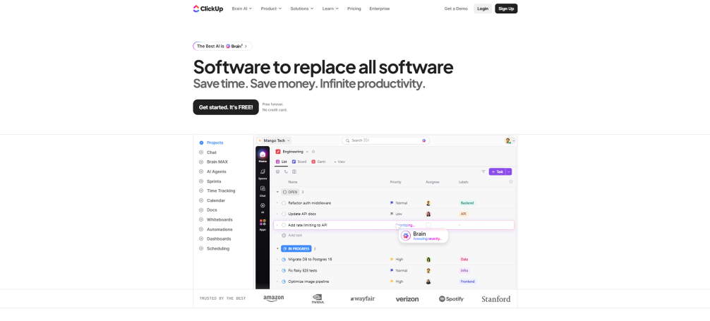 clickup dashboard