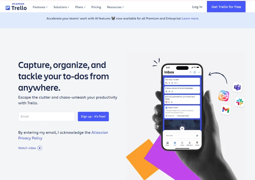 trello dashboard