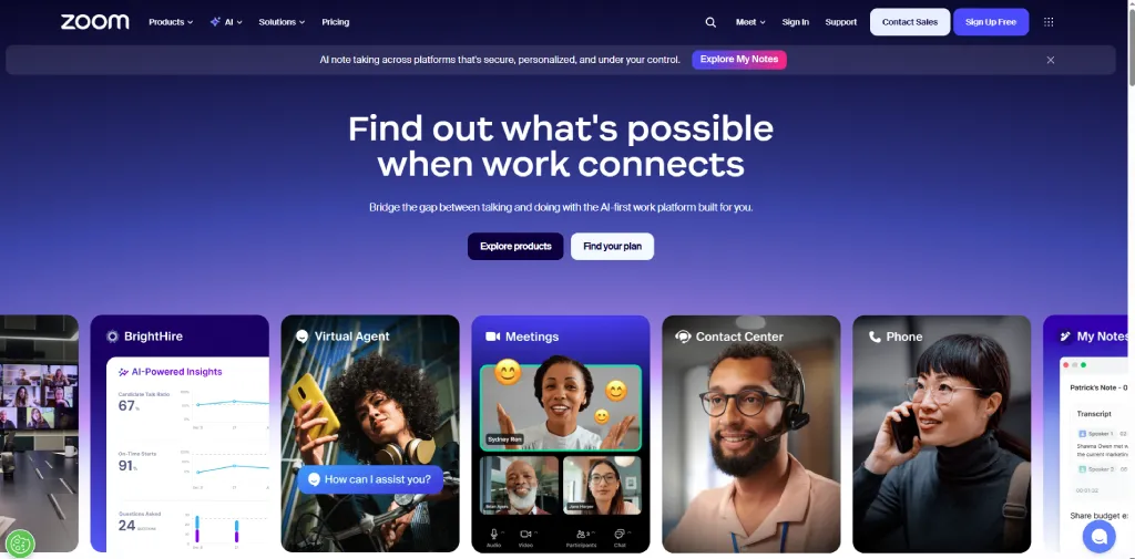zoom dashboard