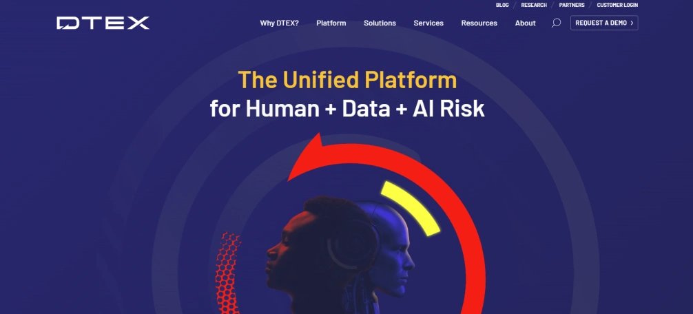 DTEX systems dashboard 