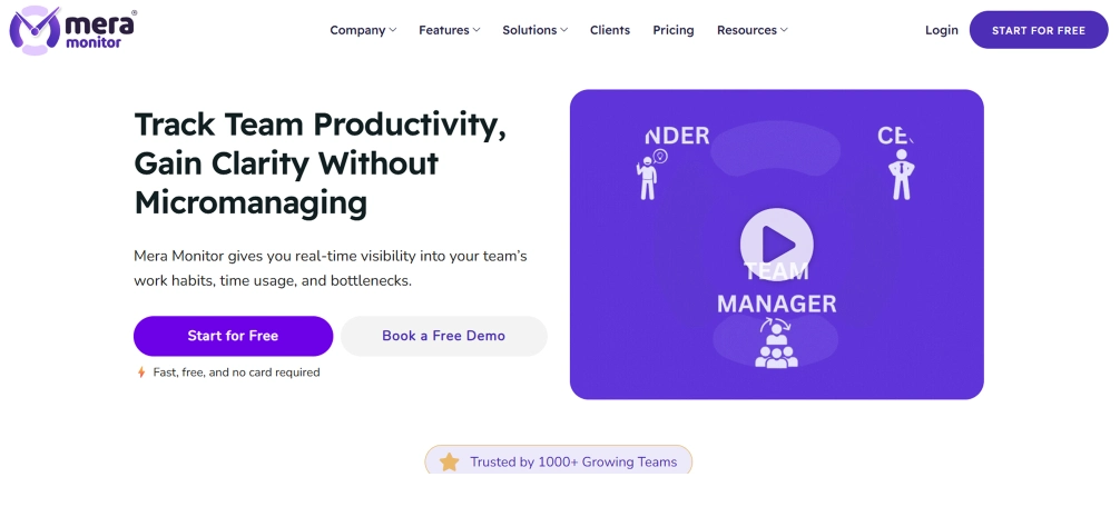 Mera Monitor dashboard