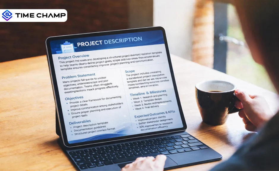 how to write a project description