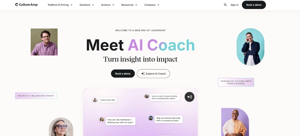 culture amp dashboard