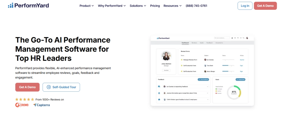 performyard dashboard