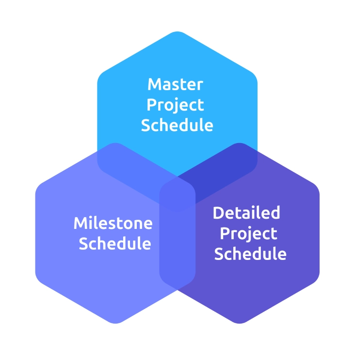 types of project schedules 