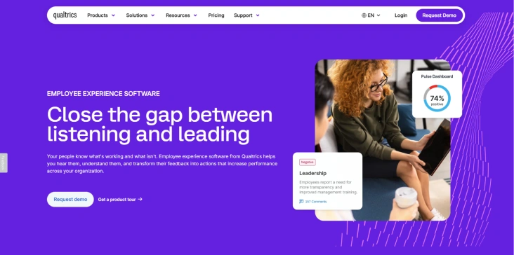 qualitrics dashboard