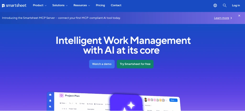 smart sheet dashboard