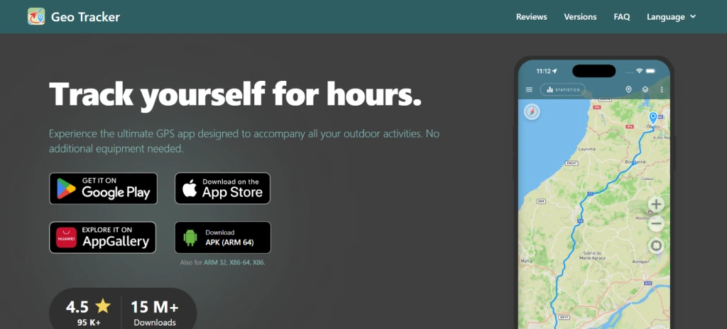 geotracker dashboard