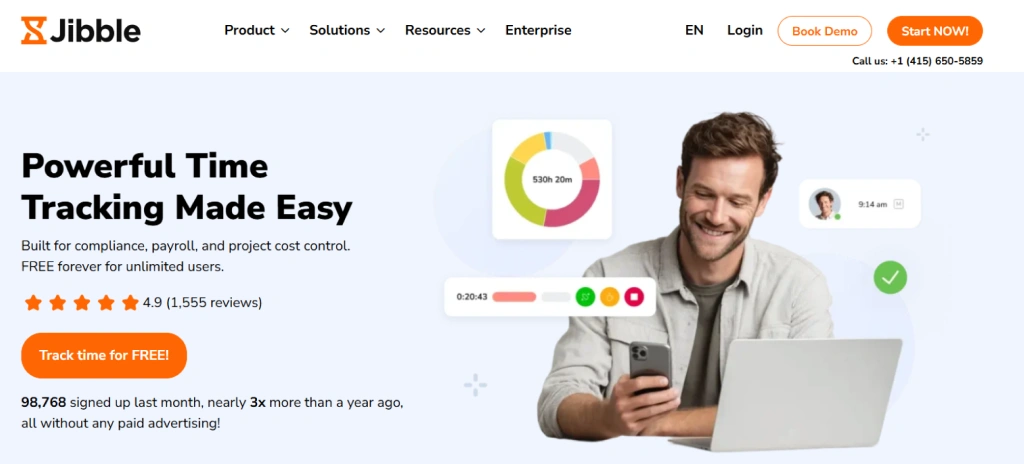 jibble dashboard
