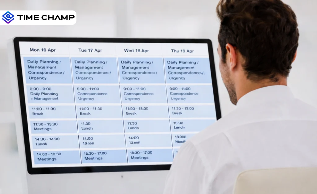 free time blocking templates