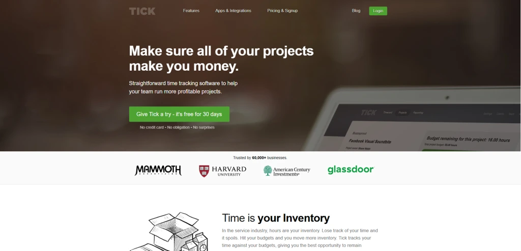 tick dashboard