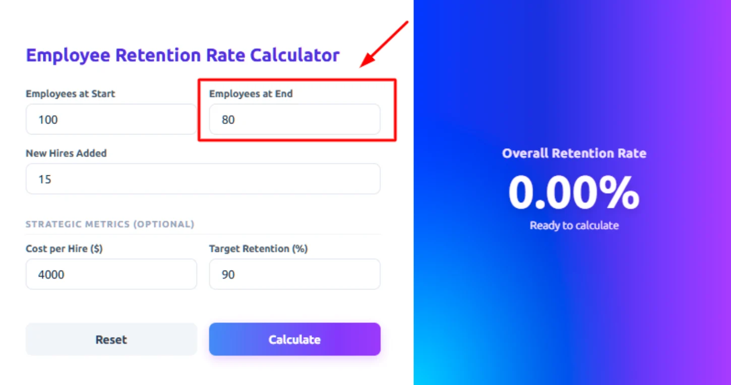 enter total employees