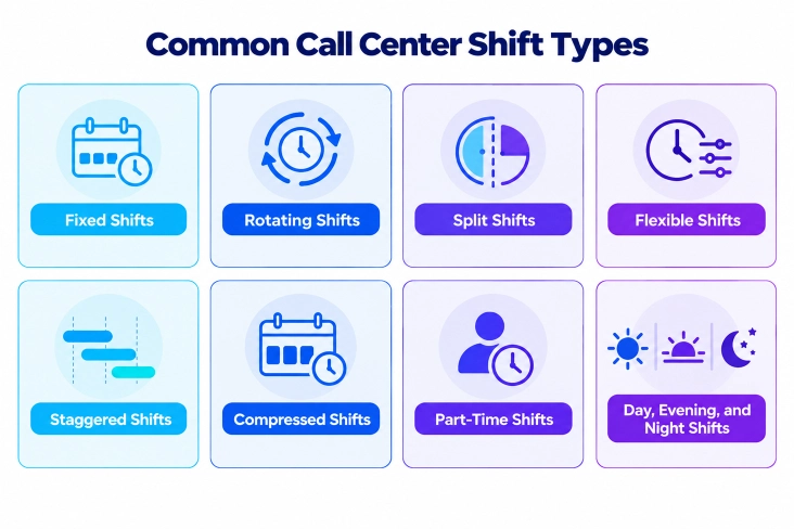 Common Call Center Shift Types