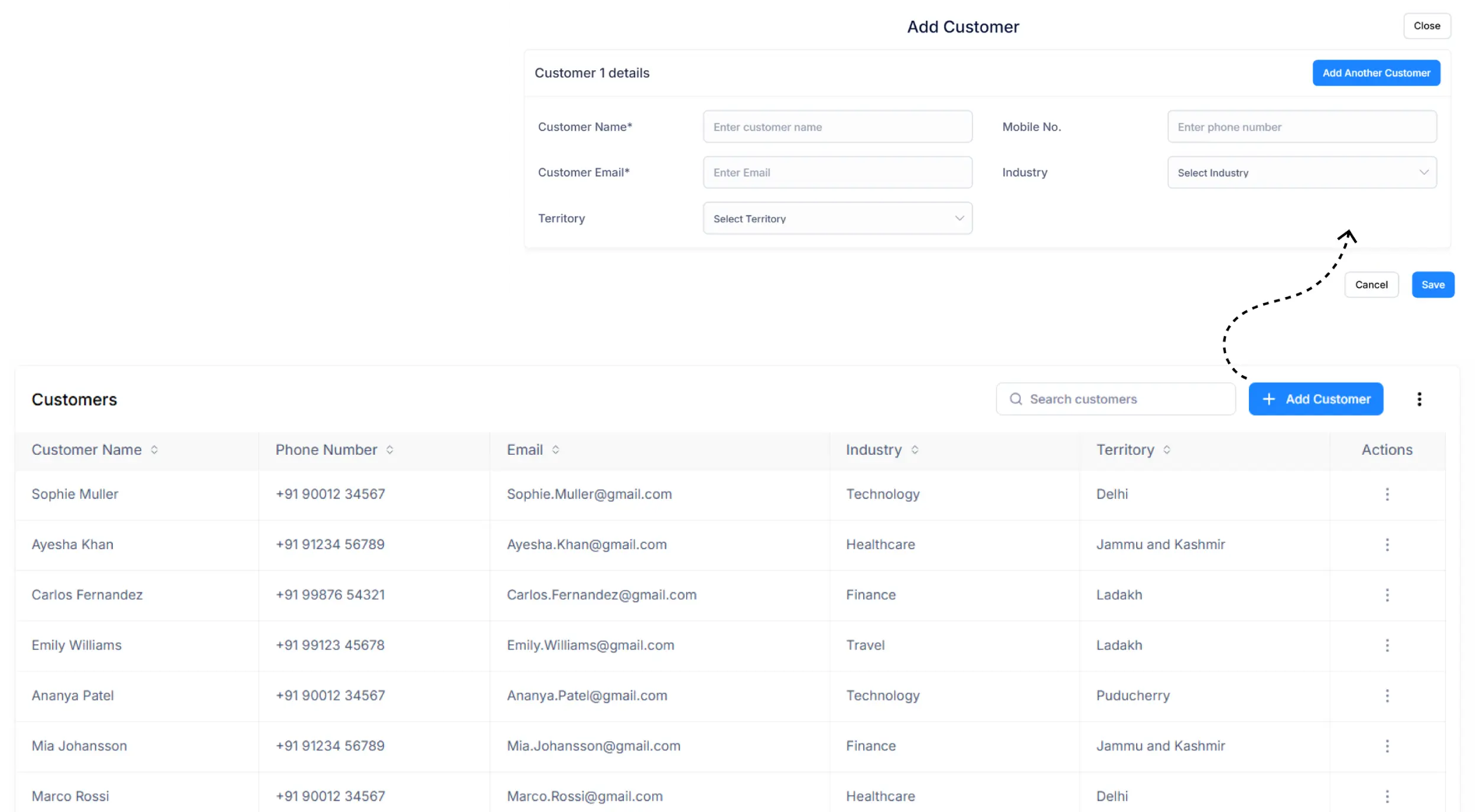 centralised customer directory