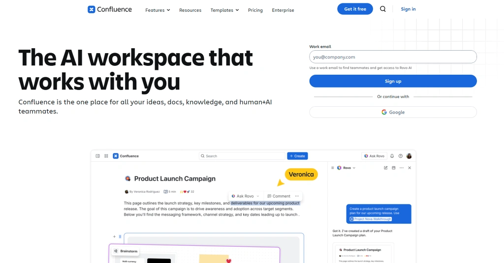 confluence dashboard