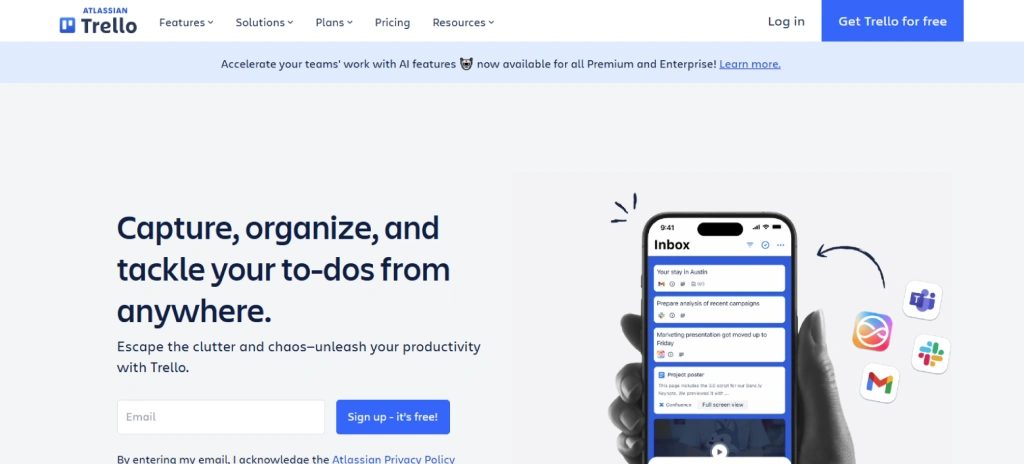 trello dashboard