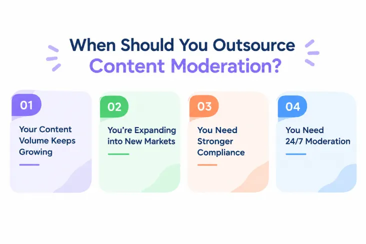 when should you outsource content moderation