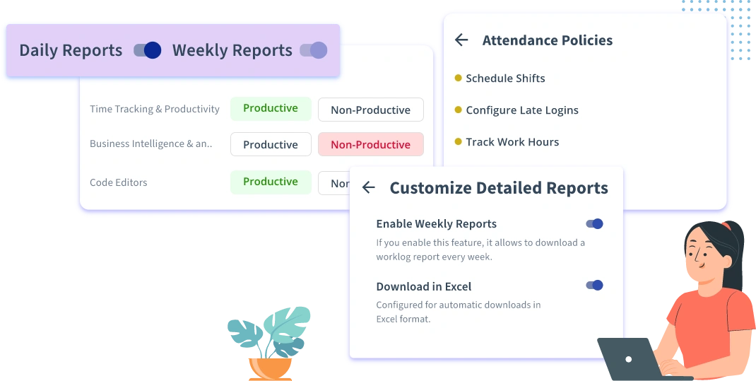 Comprehensive Work Log Reports