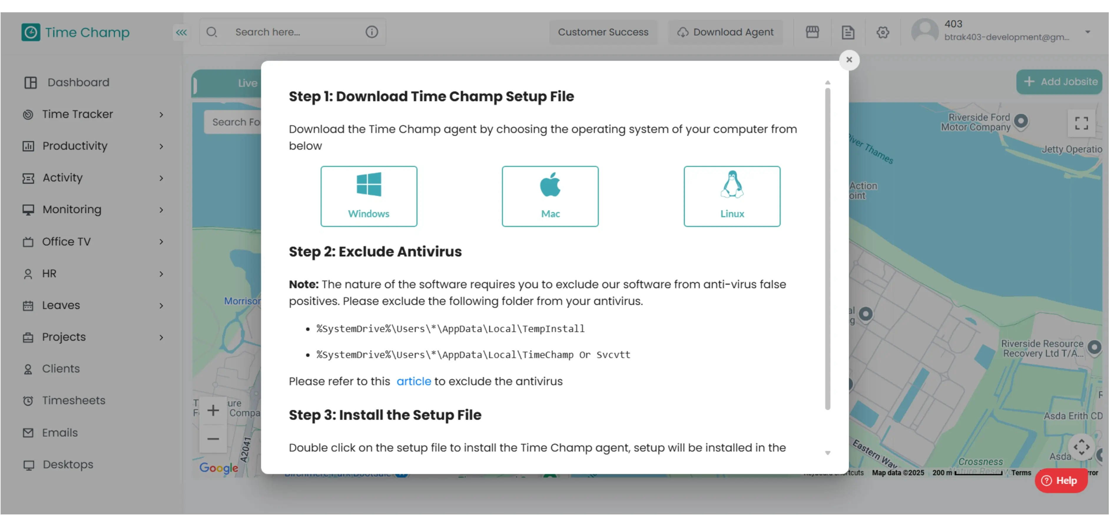 Download the Tracker for Linux