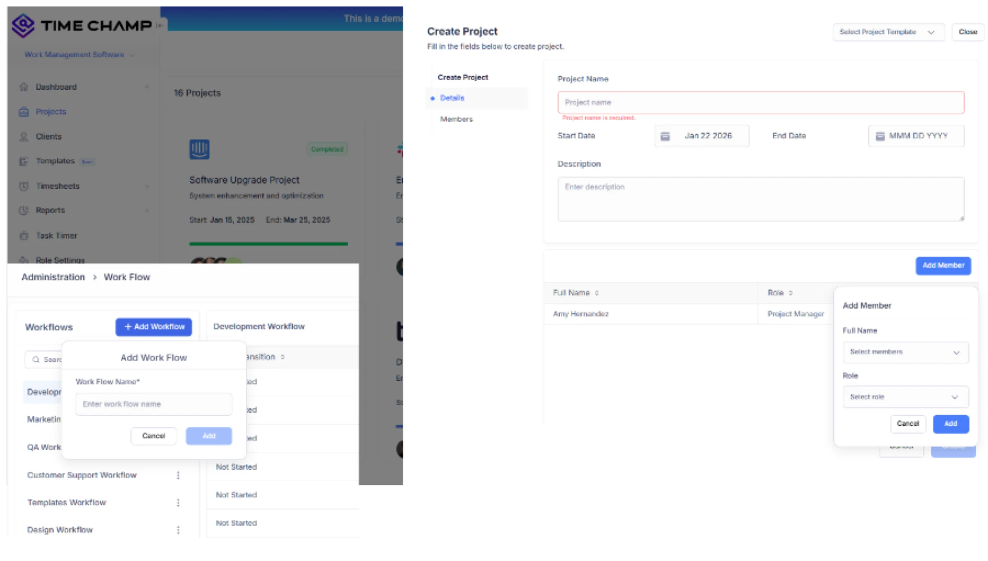 Create & Manage Projects