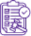 Clipboard with route path icon for route optimization and tracking
