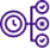 Target icon with currency symbol representing travel expense validation