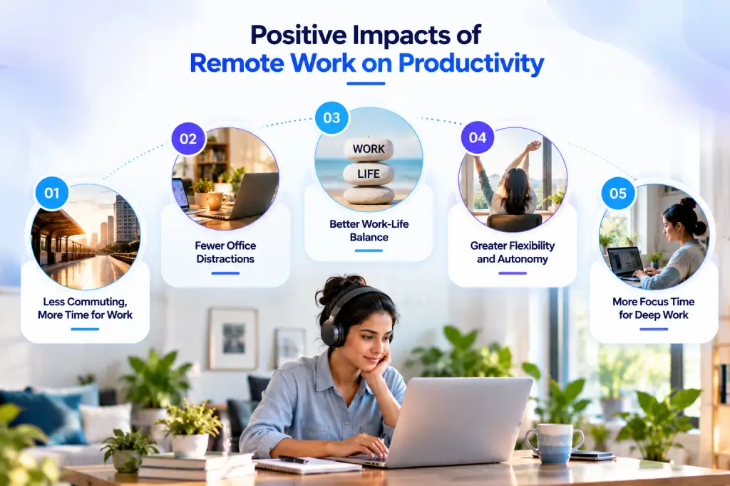 remote work productivity benefits
