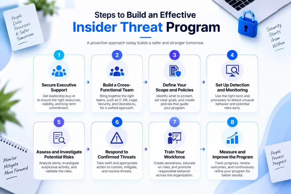 steps to build insider threat program