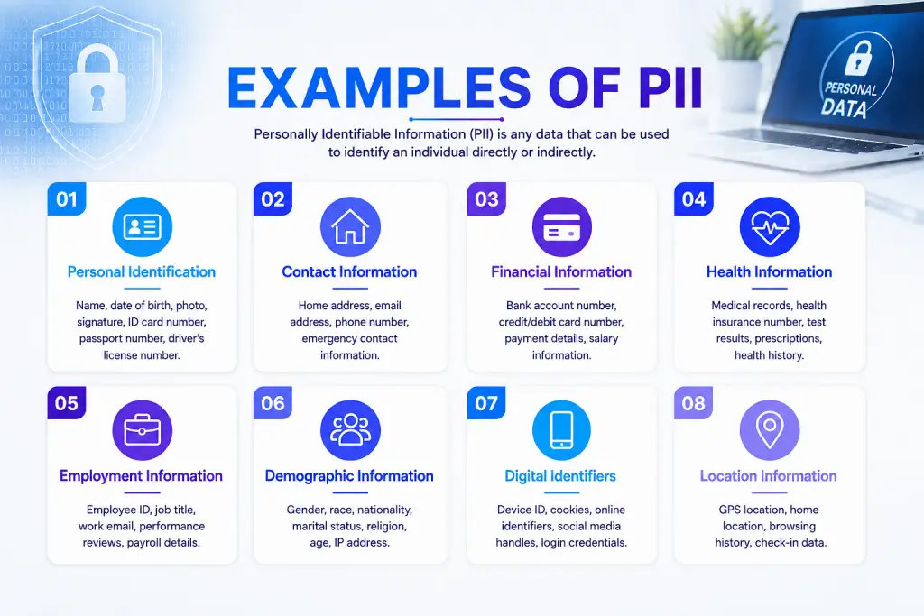 personally identifiable information examples