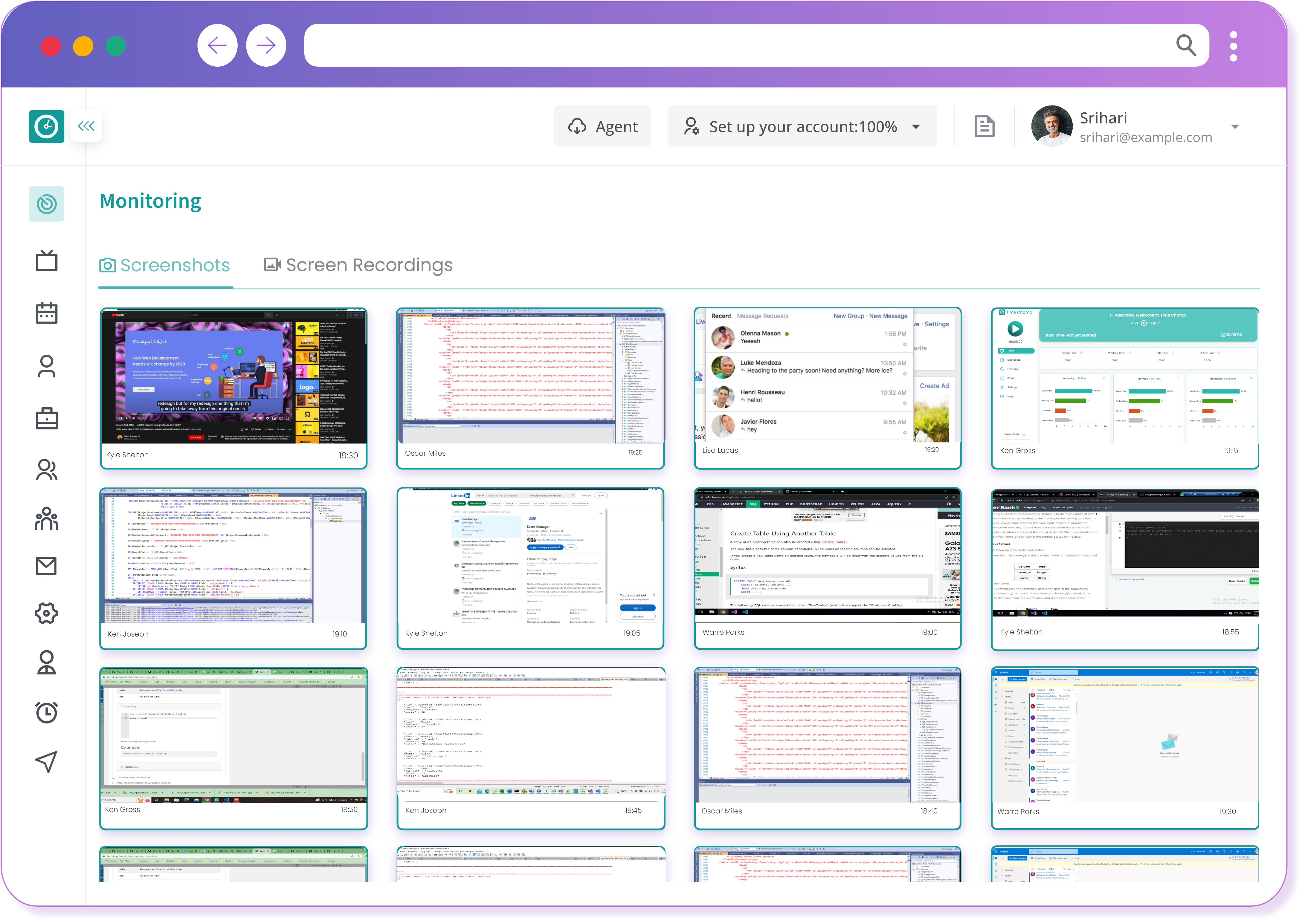 timechamp page