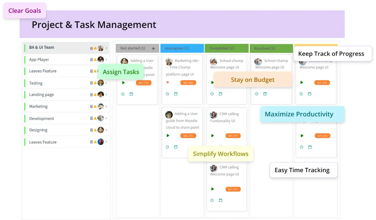 Timesheets & Invoice Management