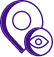 Magnifying glass over map pin icon for real-time location visibility