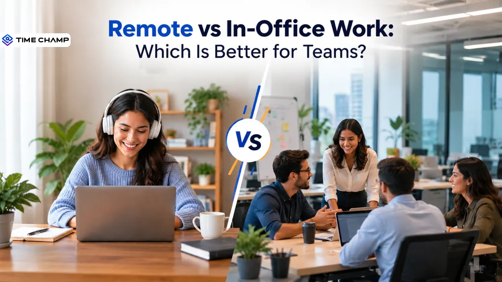 remote vs in office work