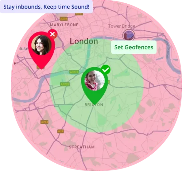 Geofence zones mapped and assigned for accurate team tracking
