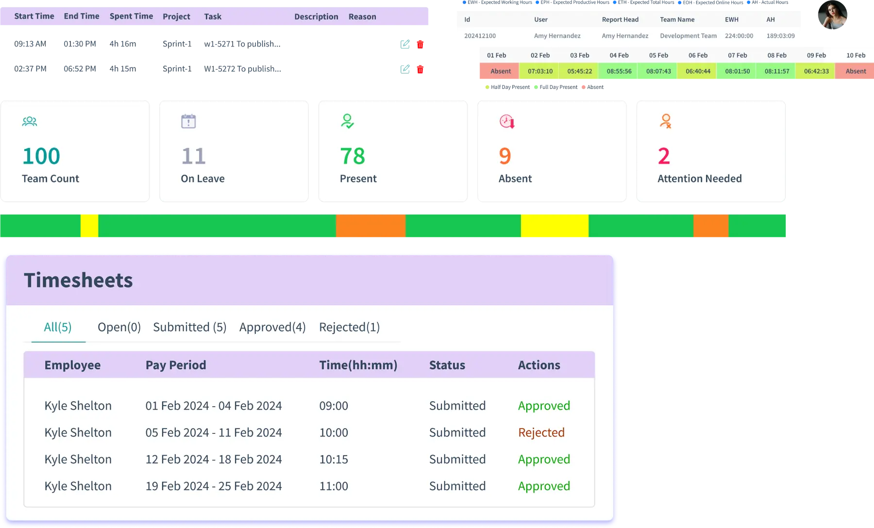 simplified attendance