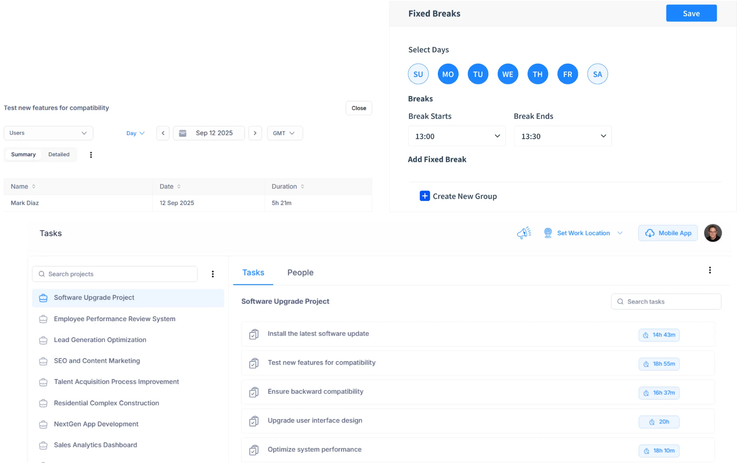 taskManagement scheduling