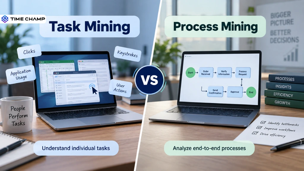 task mining vs process mining