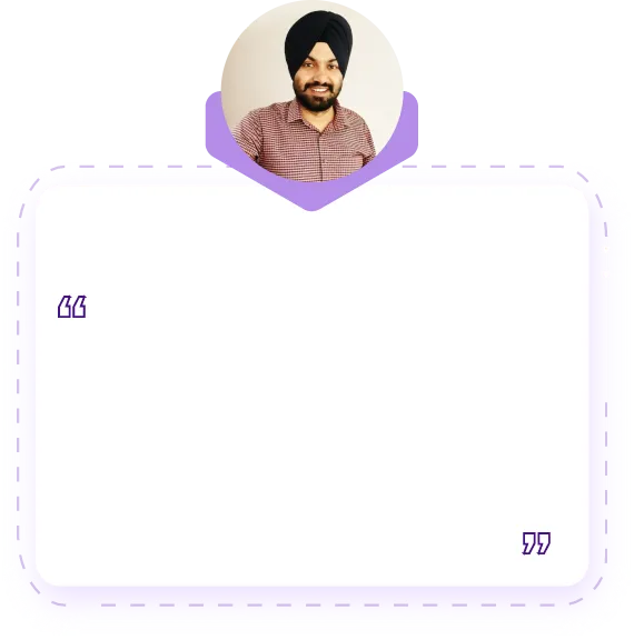 Testimonial from ahmed farooq