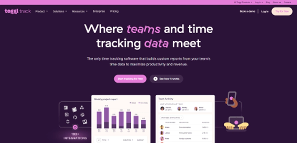 toggltrack dashboard