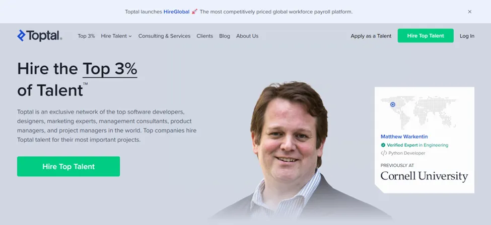 toptal freelance